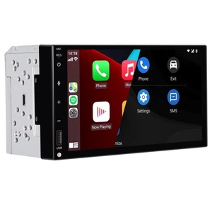 Car Stereo Compatible with Wireless Carplay & Android Auto, Double Din 7 inch... - Picture 1 of 8