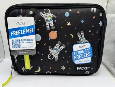 PackIt Classic Cooler  Lunch Box Bag Freeze and Go - Spaceman New 2 - Image 1 of 3