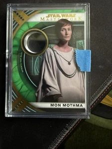 2022 Topps Star Wars Masterwork On Screen Prop Relic /99 Mon Mothma OSPR-MM - Bild 1 von 2