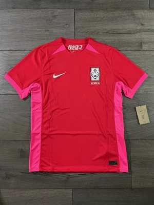 耐克韩国红色粉红色足球球衣男式中号全新FN5606-679 — 第 1/4 张图片
