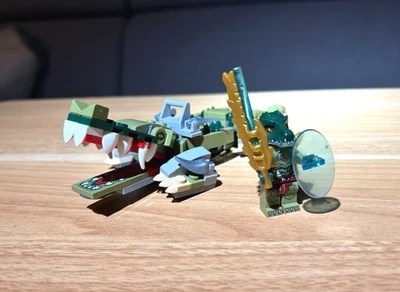 Lego 70126 Krokodil Legend-Beast vollständig inkl. Minifigur Cragger + Waffen - Bild 1 von 4