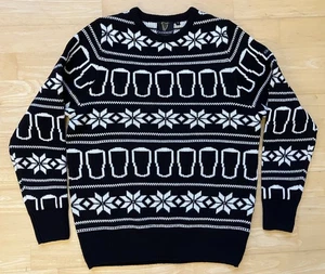 Small 40" inch chest - Guinness Stout Beer Ugly Christmas Jumper Sweater Xmas - Picture 1 of 6