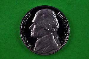 1977-S Deep Cameo Jefferson Nickel US GEM Proof Coin - Picture 1 of 1