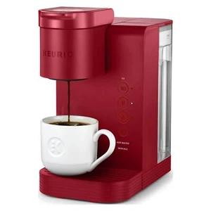 Single-Serve K-Cup Pod Coffee Maker Automatic Shut Off Water Level Indicator Red - Picture 1 of 12