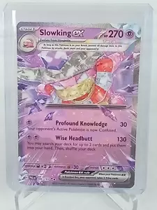 Carta Pokémon Holográfica Doble Rara Slowking Ex 86/193 2023 - Imagen 1 de 4