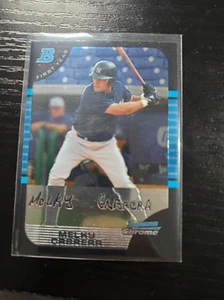 2005 Bowman Chrome - First Year Refractor #190 Melky Cabrera (RC) - Picture 1 of 2
