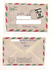 GM279 Grecia storia postale posta aerea 1956 cover to italy