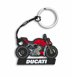 GENUINE DUCATI STREETFIGHTER RUBBER KEYRING - Picture 1 of 1