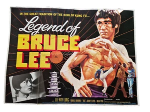 Bruce Lee Genuine Cinema Poster - The Legend Of Bruce Lee - Picture 1 of 2