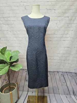 Leslie Fay Y2K Sheath Midi Dress - 16 - Image 1 of 4
