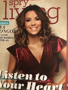 SPRY Living.  February 2018.   EVA LONGORIA.  Listen to Your Heart. - Bild 1 von 1