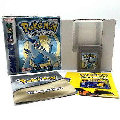 Pokémon Versione Argento Game Boy Advance Italiano Completo+Scatola e Batteria🔋 - Immagine 1 di 4