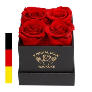 Rosenbox Infinity Rosen Valentinstag Geschenk für Frauen Ewige Rose Geschenkbox - Bild 1 von 17