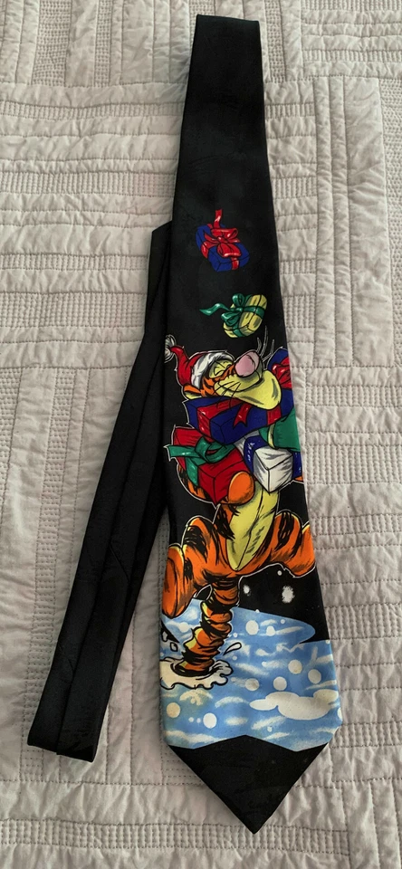 ГАЛСТУК ГАЛСТУК ТИГР DISNEY ЗИМНИЕ ПРАЗДНИКИ ПЕРЕНОСКИ ПОДАРКИ С САНТА ШЛЯПА - Изображение 1 из 1