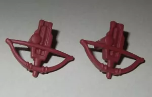 22072, 2x Hand-Armbrust, Ritter, Zwerg, rotbraun - Bild 1 von 1