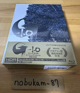 Godzilla Minus One Deluxe Edition 4K Ultra HD Blu-ray 4-Disc Set TBR-34167D - Imagen 1 de 9