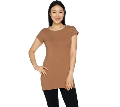 Attitudes by Renee Small White Essentials Cap Sleeve Top - Image 1 of 3