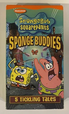 Nickelodeon SpongeBob SquarePants Sponge Buddies (VHS, 2002) Nickelodeon Cartoon - Image 1 of 3