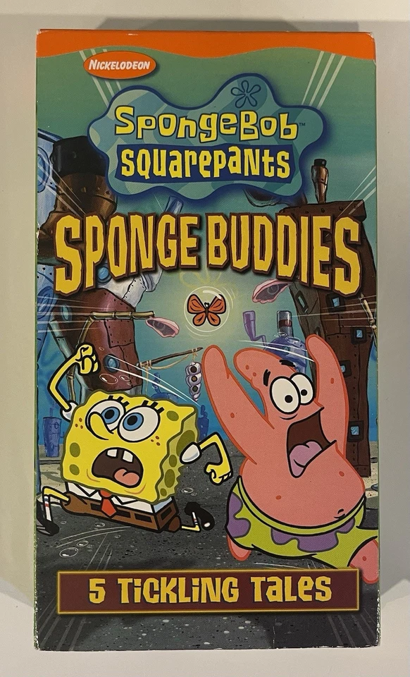 Nickelodeon SpongeBob SquarePants Sponge Buddies (VHS, 2002) Nickelodeon Cartoon - Image 1 of 3