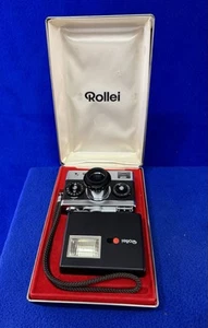 Rollei 35 Camera with Carl Zeiss 40 mm Lens , Rollei Flash , Filter , Case & Box - Picture 1 of 18