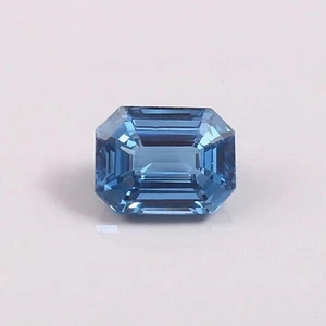 Unheated 9.00 Ct Flawless Brazilian Aquamarine Loose Emerald Gemstone Cut AAA - Picture 1 of 4