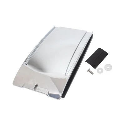 Chrome Lower Dash Panel Extension Cover For Harley Softail Fat Boy Lo 2010-2016 Foto 1 de 4