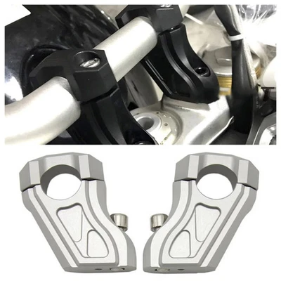 CNC Aluminum Handlebar Riser 28mm Clamp Mount Adapter For BMW R Nine T 2014-2017 - Image 1 of 4