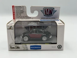 M2 Auto-Thentics 1954 Volkswagen Beetle Deluxe, Black & Red, VWS01, 1:64, NIB - Picture 1 of 14