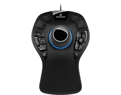 3Dconnexion SpaceMouse Pro USB-Maus - Schwarz (3DX-700040) - Bild 1 von 3