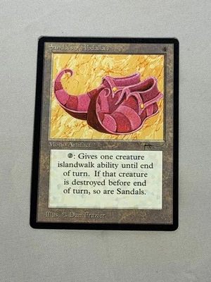 MTG Sandals of Abdallah Arabian Nights Magic the Gathering - Image 1 of 2