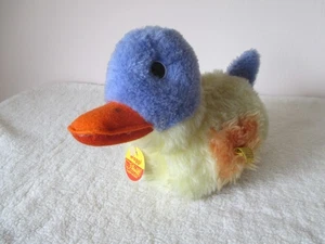 Steiff Ente Waggi 3280/22 mit Fähnchen, Knopf und Etikett - Bild 1 von 7