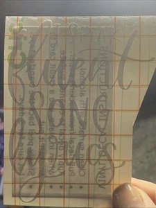 Music-I Speak Fluent Song Lyrics Decal Sticker, White Vinyl - Picture 1 of 5