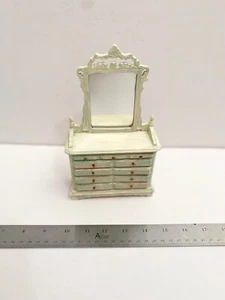 Miniature Dollhouse Chest of drawer with Mirror. - Picture 1 of 6