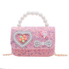 Pearl Beaded Childrens Small Shoulder Bag Sweet Bow Sequin Girls Messenger Bags