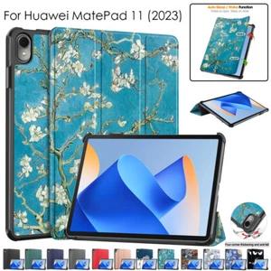 Smart PU Leather Flip Stand Cover Case For Huawei MatePad 11 (2023) Tablet 11'' - Picture 1 of 24
