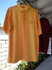 Mens Large Shirt_ANGELES NATIONAL GOLF CLUB_Monterey_Striped Yellow_Polyester_L