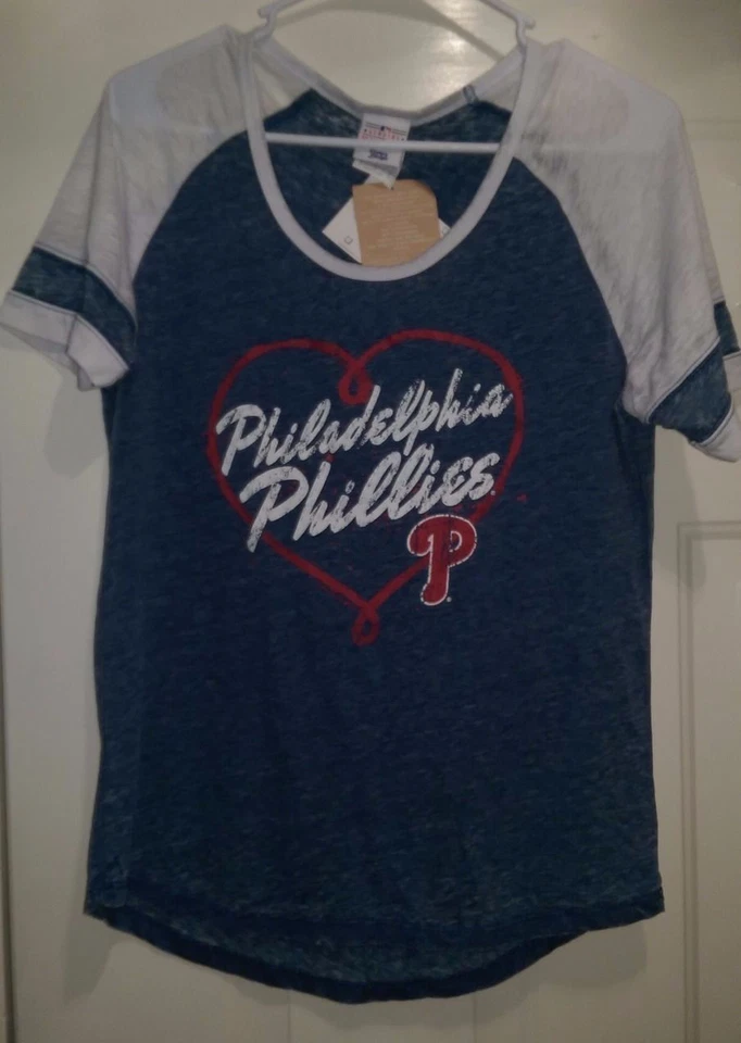 Genuine Merchandise Womens Shirt Top Size M Medium Philadelphia Phillies NWT - Image 1 of 3