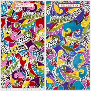 JUNE BEE INK & ARROW "TANGO" 26573 LARGE ABSTRACT FABRICS (SELECTION) - Picture 1 of 2