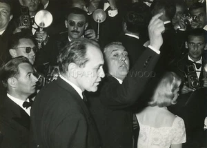 JACQUES TATI FESTIVAL DE CANNES 1958 VINTAGE PHOTO ORIGINAL #1 - Picture 1 of 2