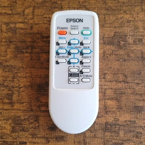 Epson 145664100 Projector Remote Control OEM NEW White Genuine - Picture 1 of 4