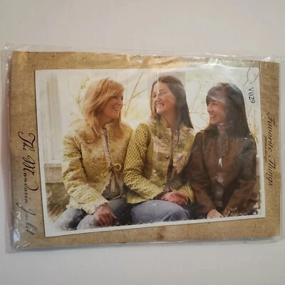 Favorite Things Sewing Pattern Mandarin Jacket V029 Cut To Size 16 Ruffle Option - Image 1 of 4