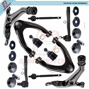 For 1997-2001 Honda CR-V 12Pcs Suspension Kit Upper Lower Control Arm Tie Rod - Picture 1 of 7