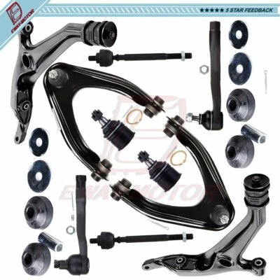 For 1997-2001 Honda CR-V 12Pcs Suspension Kit Upper Lower Control Arm Tie Rod - Image 1 of 4