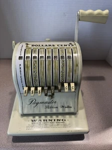 Paymaster Check Writing Machine - Series 8000 Ribbon Writer (SHOP) - Picture 1 of 9