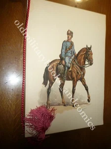 CALENDARIO REGGIMENTO LANCIERI DI AOSTA 1972 CON DEDICA CTE E CORDONE - Picture 1 of 1