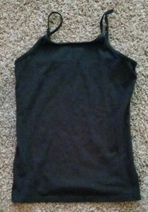 Cat & Jack S (6/6X) Black Spaghetti Strap Girls T-shirt - Picture 1 of 1