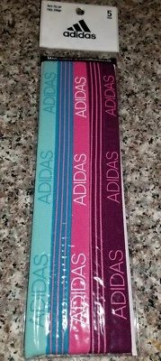 PACK DE 5 BANDAS PARA EL PELO MUJER ADIDAS AGARRE GEL ANTIDESLIZANTE  Foto 1 de 4