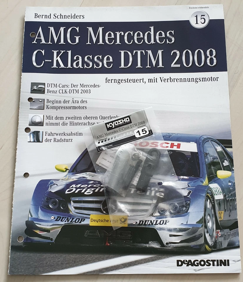 AMG Mercedes C-Klasse DTM 2008 Nitro Verbr. Modellauto 1:8 Ausgabe 15 - Bild 1 von 1