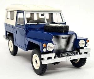 BOS 1/18 - Land Rover Series 3 Lightweight 1973 Dark Blue Resin Scale Model Car - Picture 1 of 6