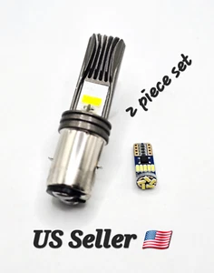 🌟Super Hi/Lo LED Bulbs for KTM 450 505 525 SX XC ATV 2008–2012 AC/DC ⬆️Visibili - Picture 1 of 13